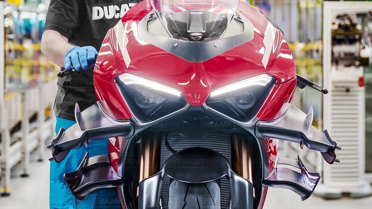 Inside Italian Best Motorbike Factory: Ducati Production Line