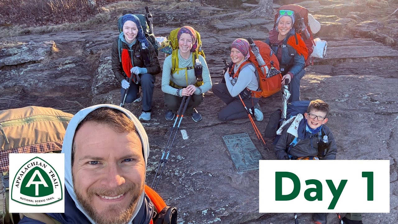 AT Thru Hike, день 1 — Уверенный старт + Магия главной тропы