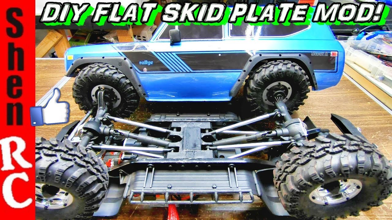 Redcat gen 8 scout | HOW TO MAKE A FLAT SKID PLATE | DIY MOD UPGRADE