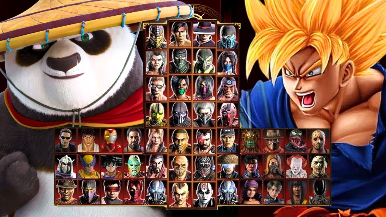 Mortal Kombat 9 - PO KUNG FU PANDA & GOKU SSJ  - Expert Tag Ladder - Gameplay @(1080p) - 60ᶠᵖˢ ✔