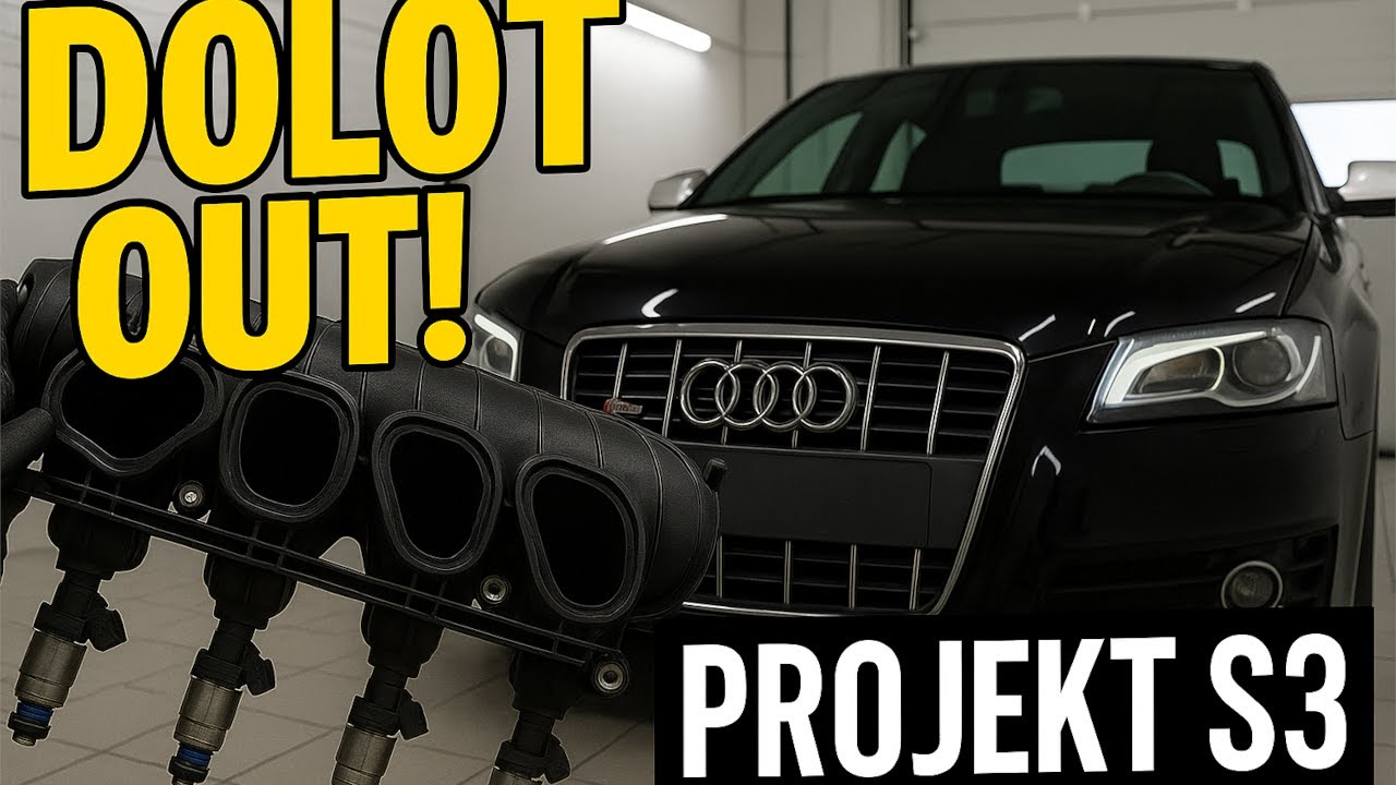 Odbudowuje Audi S3 8P – demontaż całego dolotu i wtrysków [Projekt S3] bez doświadczenia.