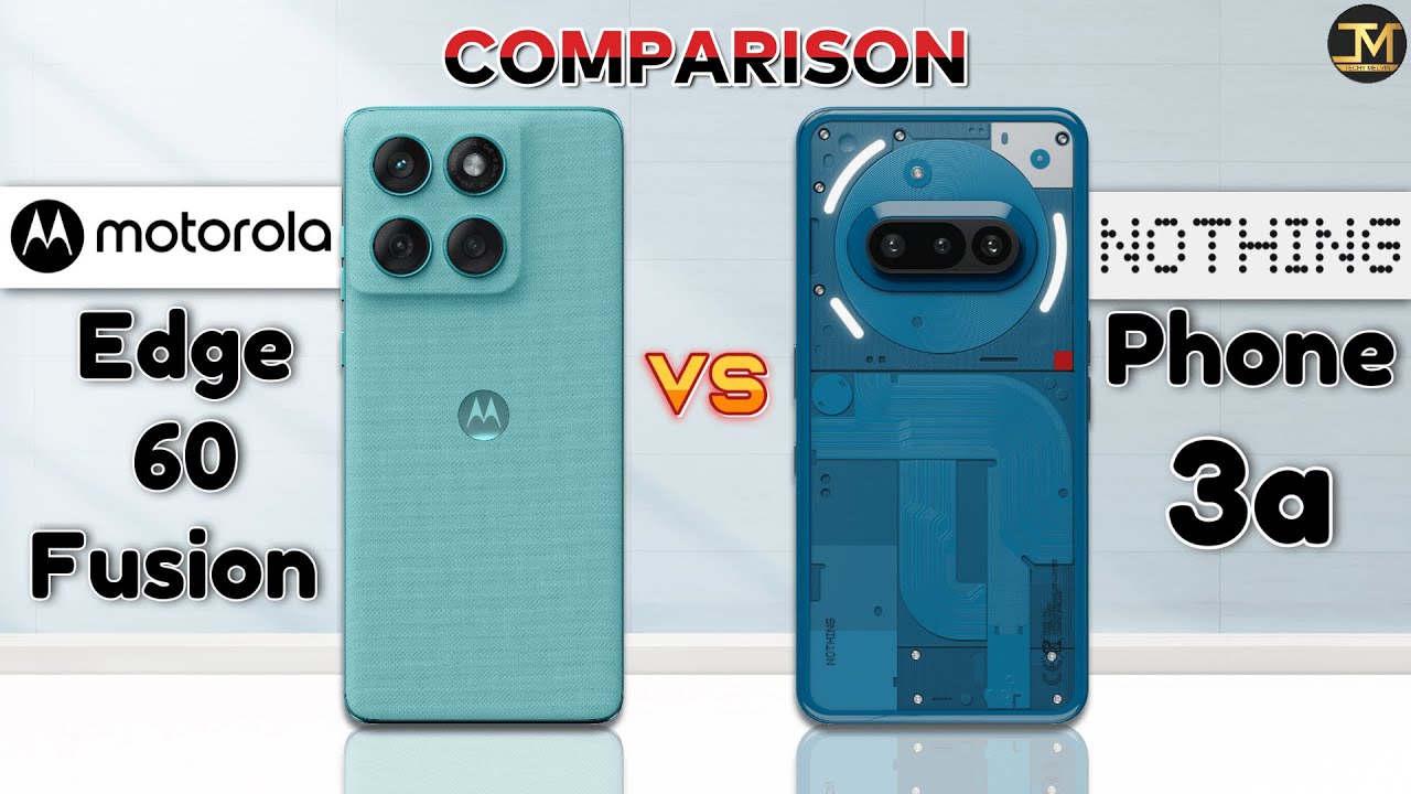 Motorola Edge 60 Fusion vs Nothing Phone 3a : Which Phone is Best❓😯