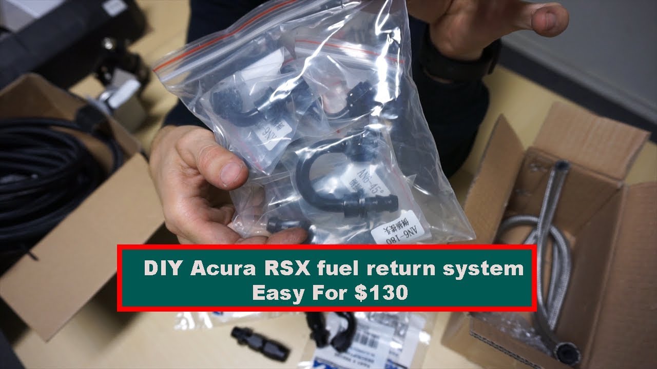 acura rsx fuel return system DIY