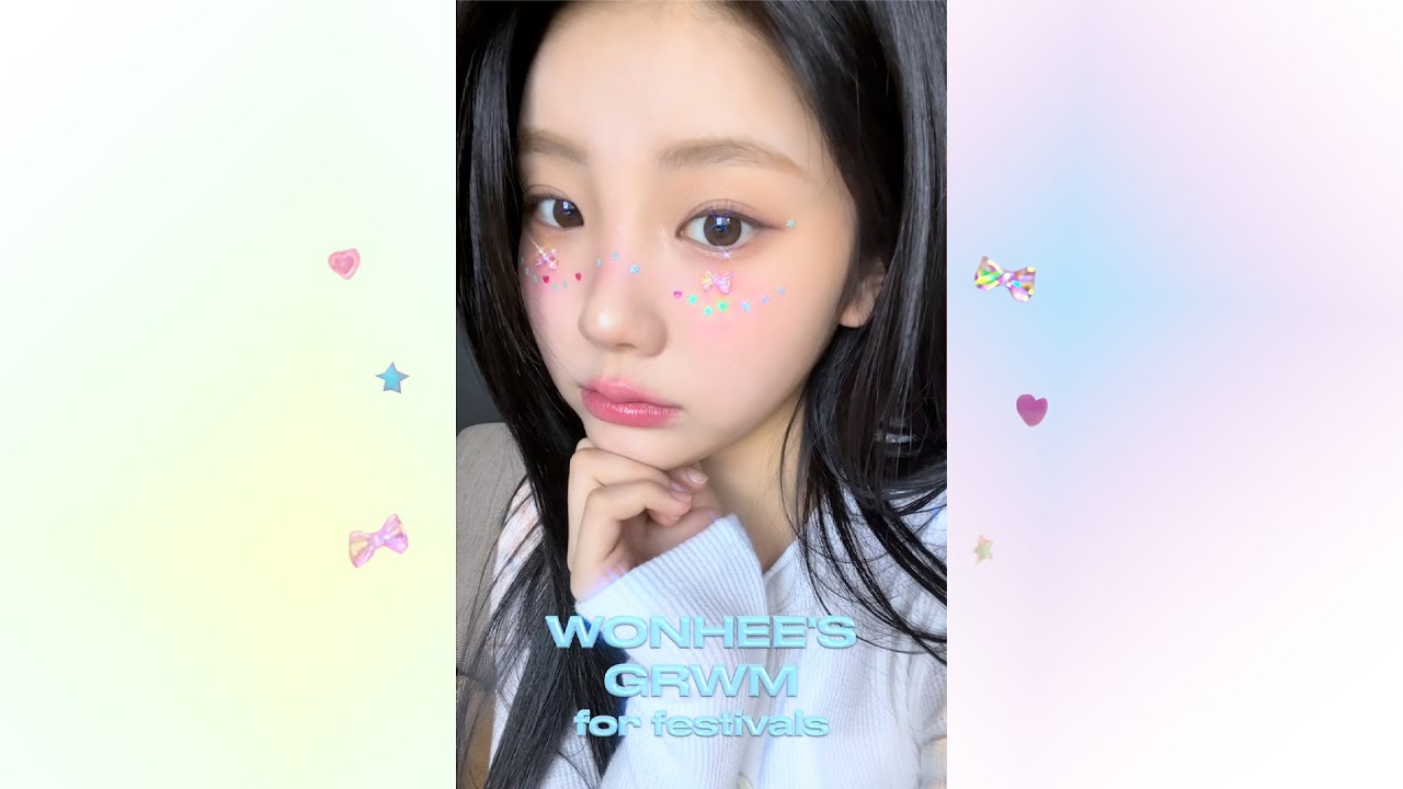 코덕 원희의 뽀용한 페스티벌 메이크업 GRWM🎀 | 위버스콘에서 만나요~ | ILLIT (아일릿)