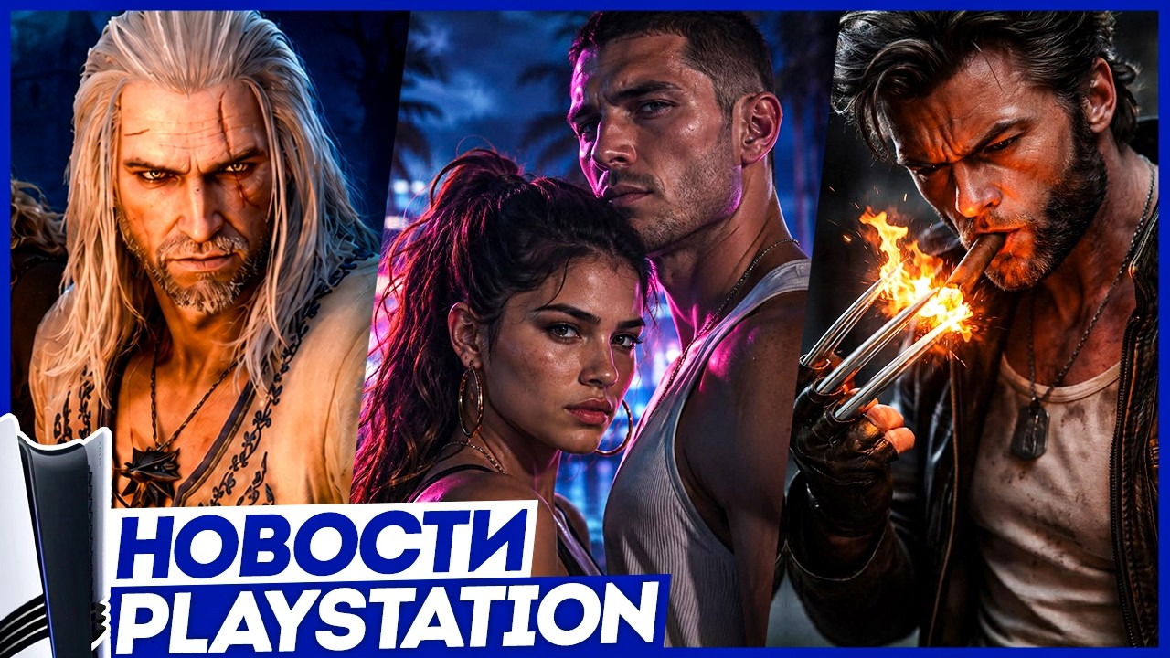PS5 Pro НЕ ТЯНЕТ GTA 6! Sony В ШОКЕ! Росомаха. Metro 2039. Ведьмак. Новости PlayStation