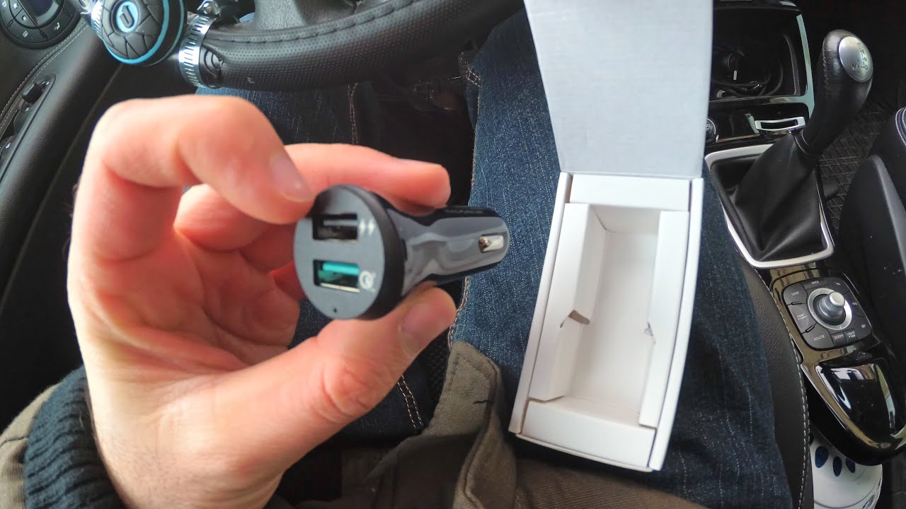 Ugreen USB Car Charger, Quick Charge 3.0 (12V to 5V USB adapter, 30W)