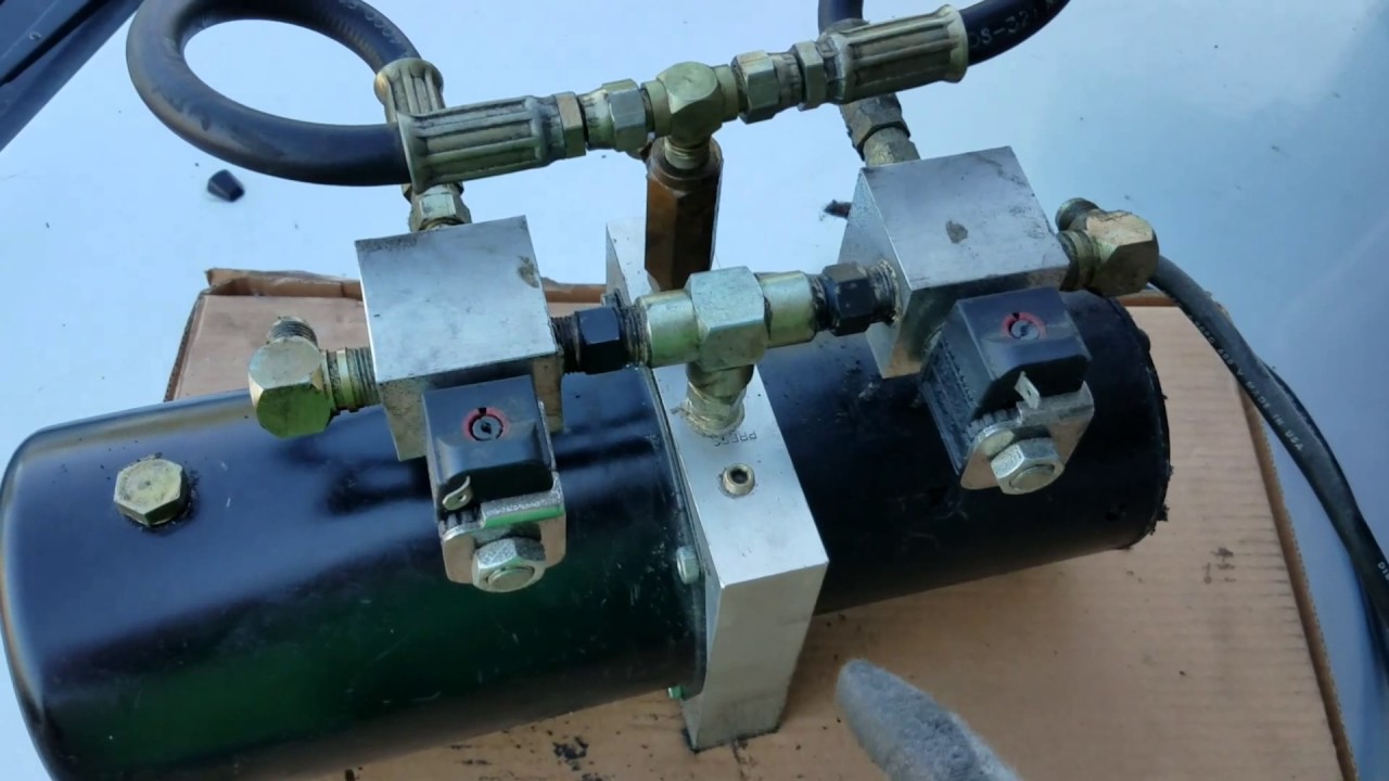 How a Lowrider hydraulic pump works