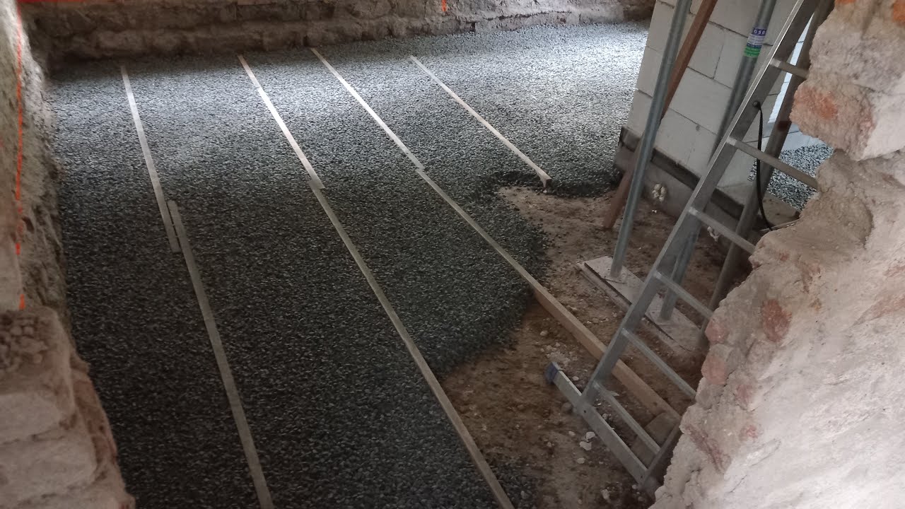 Příprava podlahy pod Iglů systém