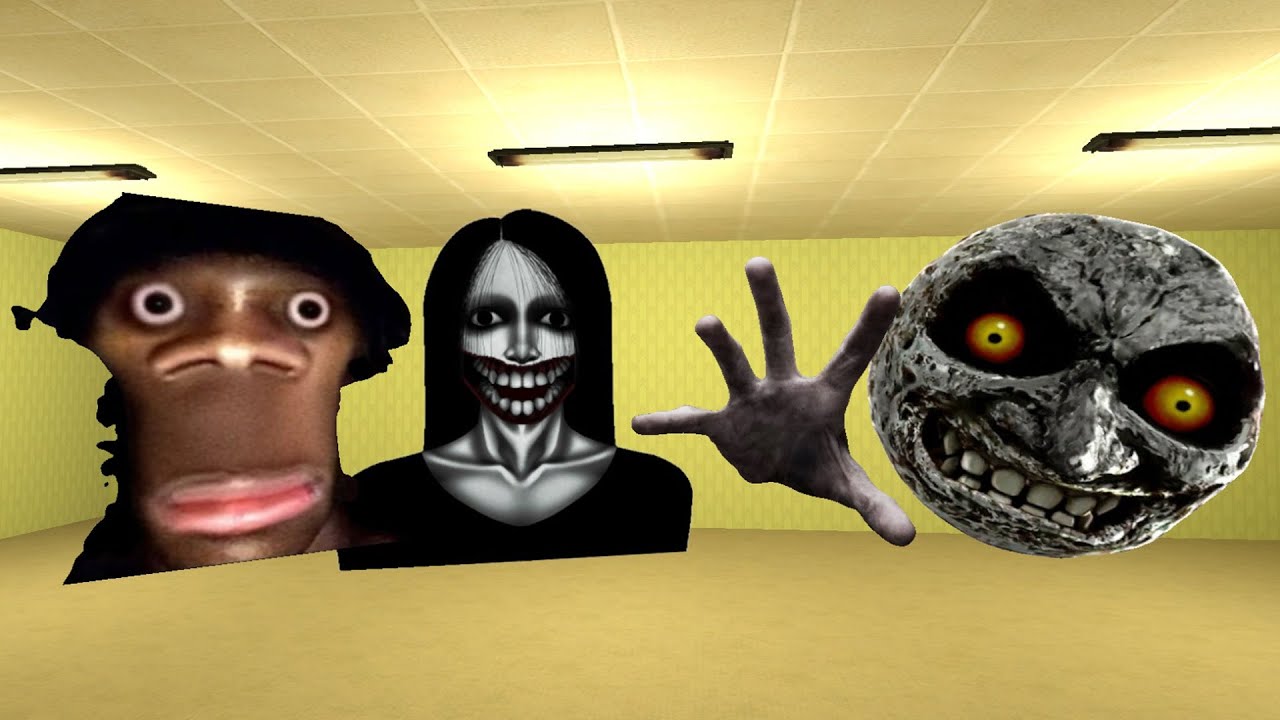 Kuchisake Onna, Termina, Scary Hand And Hi My Name Is Aughh In Nextbot Gmod