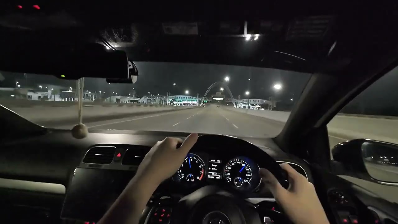 POV PART 2, ASMR Drive : VW Golf R Mk6