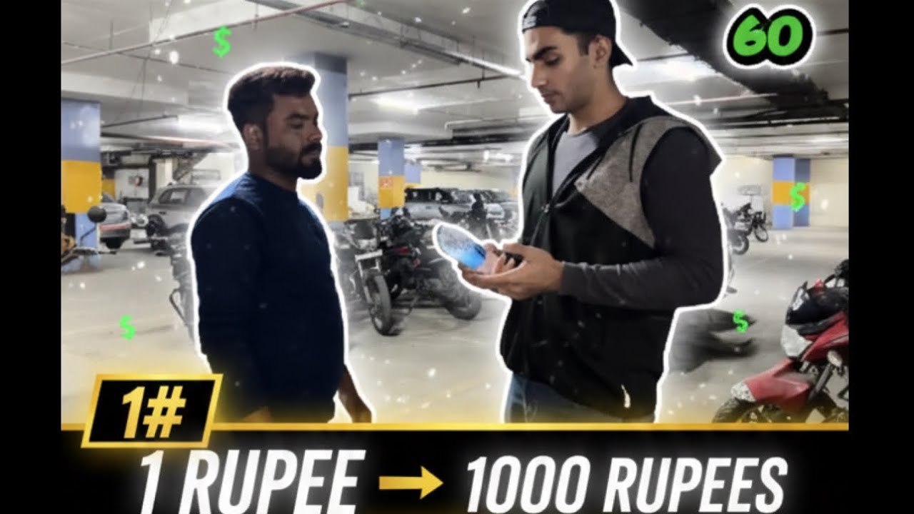 TURNING 1 RUPEE INTO 1000 RUPEES CHALLENGE 