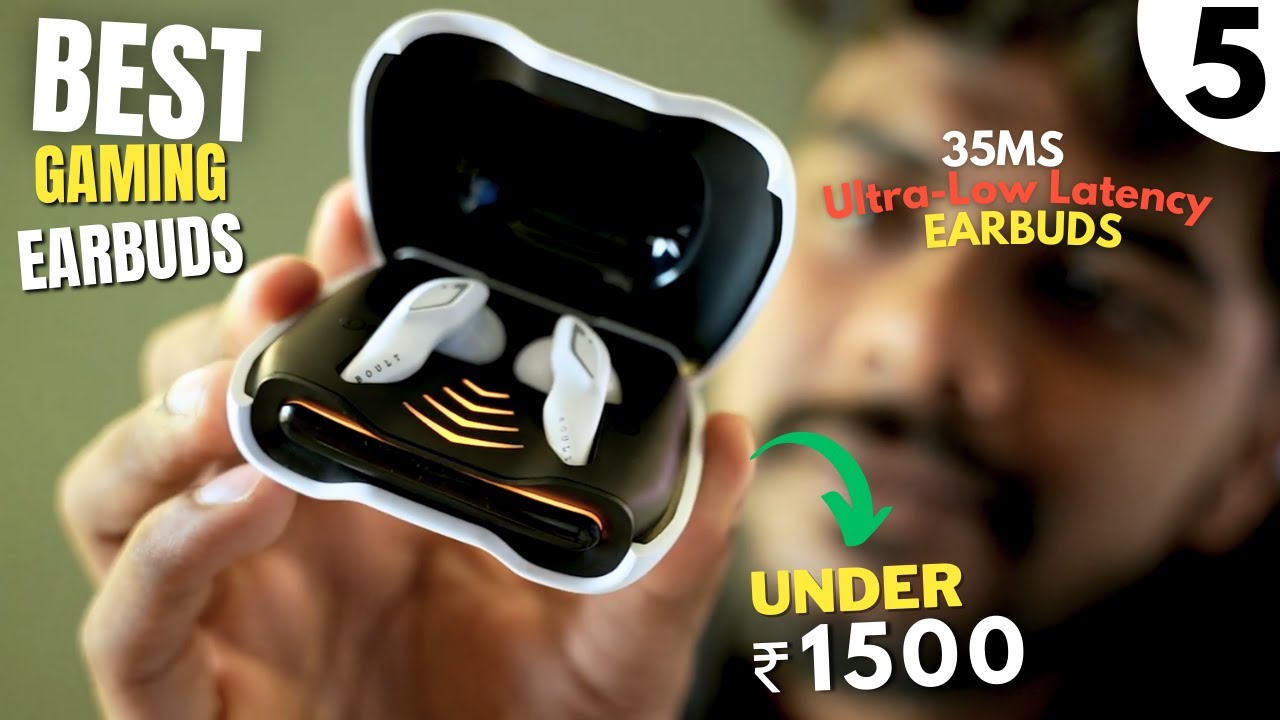Top 5 Gaming TWS Earbuds Under 1500🔥Low Latency, Battery Life🔥Best Gaming Earbuds Under 1500 in 2025