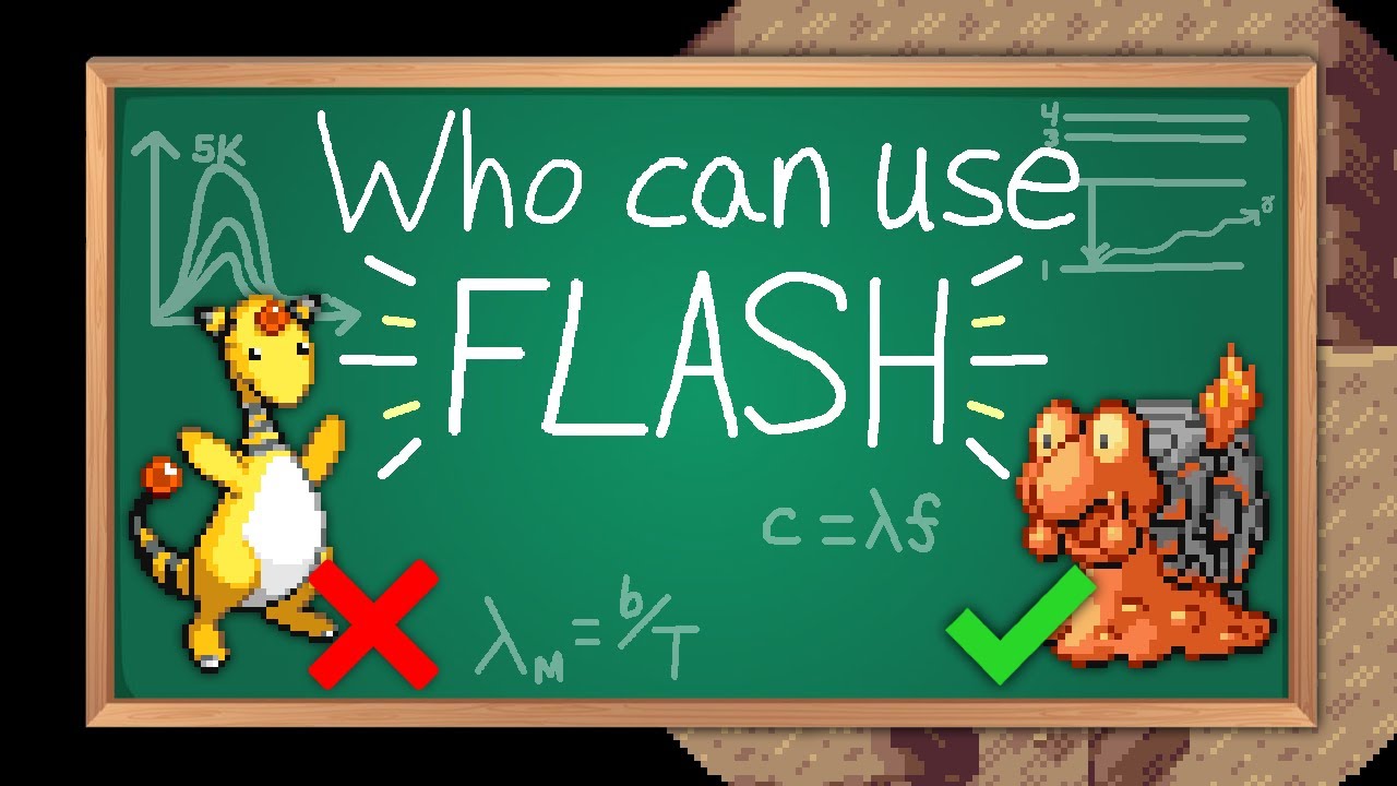 Mathematically Proving which Pokémon Should Learn Flash