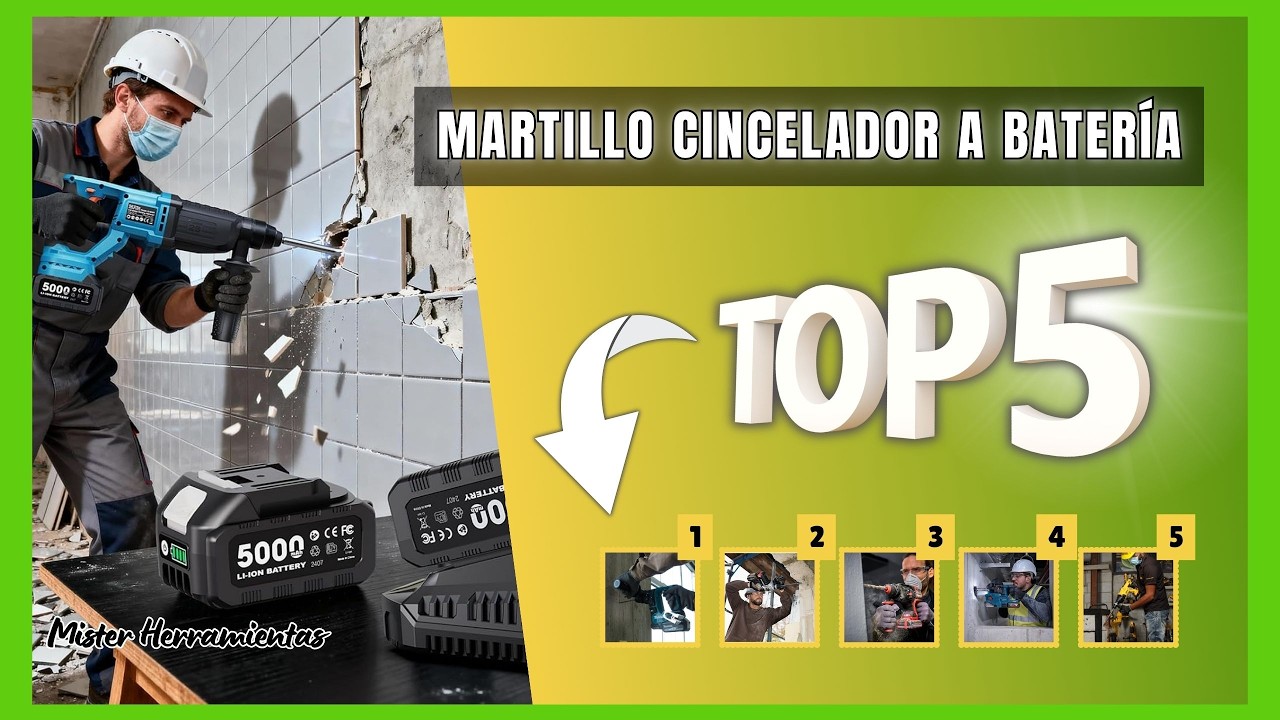 5 Martillos Cincelador a Batería con Mejor Calidad Precio en Amazon | ¿Cuál Comprar?