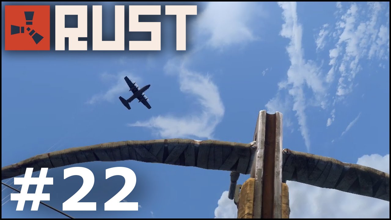 RUST #22 - Airdrop, stacja kolejowa i zrajdowana baza | PrzemsoN