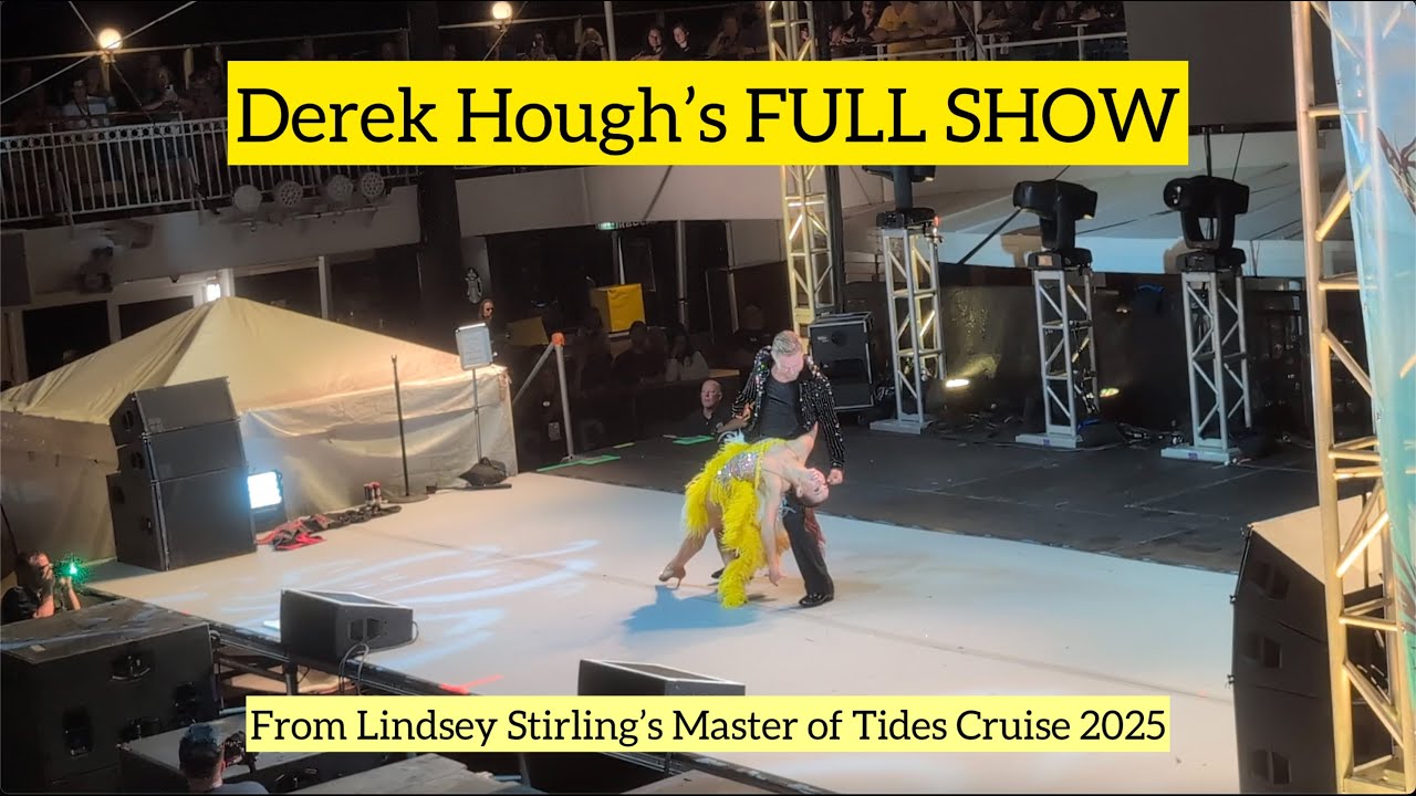 Derek Hough's FULL SHOW from Lindsey Stirling's Master of Tides Cruise 2025