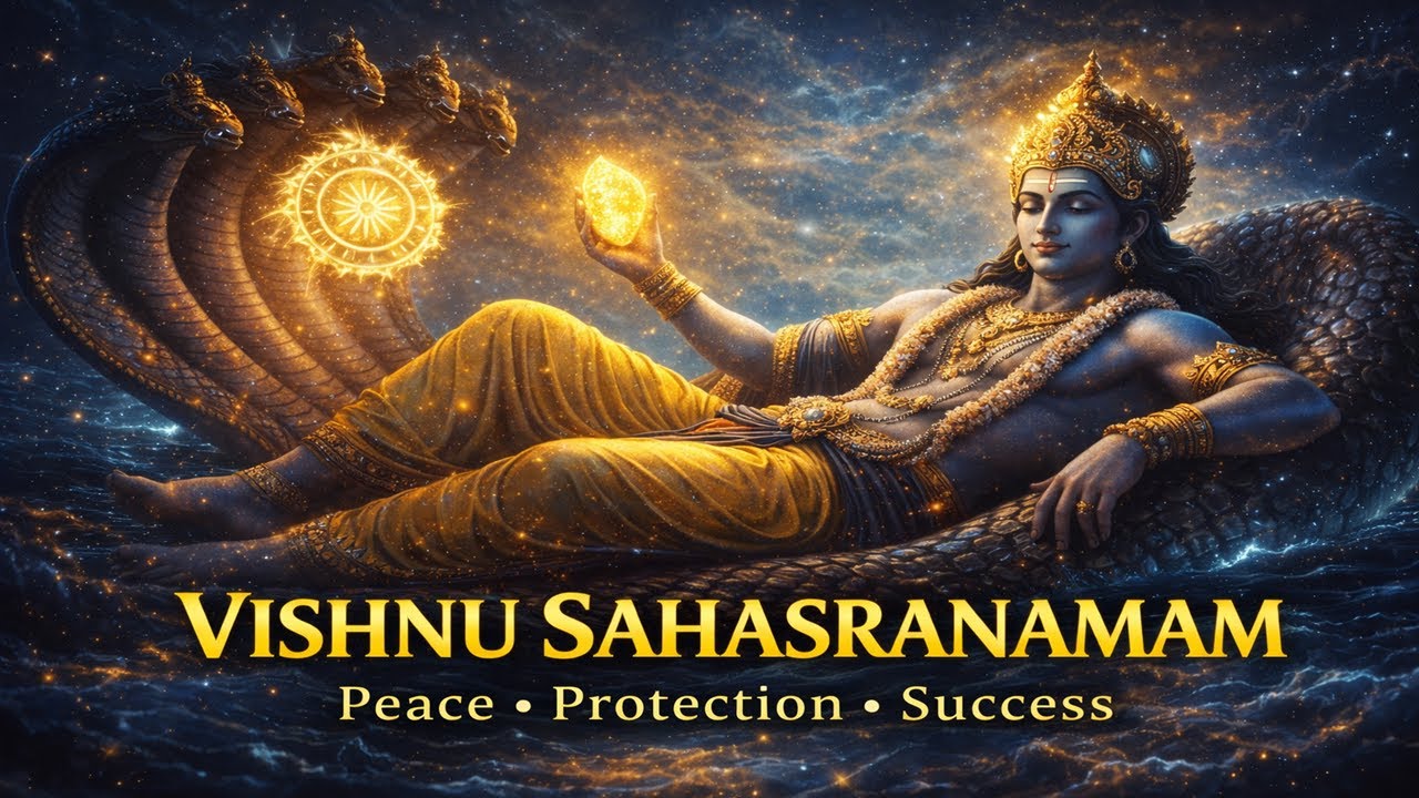 Vishnu Sahasranamam | Powerful Spiritual Mantra | Peace, Protection & Success
