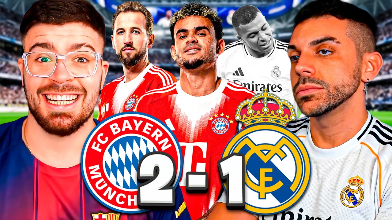 REAL MADRID PIERDE 2-1 CONTRA EL BAYERN EN EL BERNAB&Eacute;U: DEBATE CON DJ MARIO. MADRIDISTA ENOJADO.
