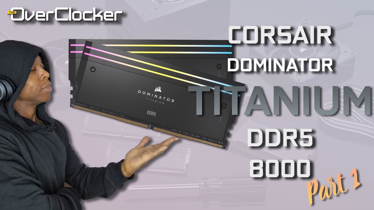 Corsair Dominator Titanium DDR5 8000 — Часть 1 (Эпическая память встречает уставший IMC 😂 )