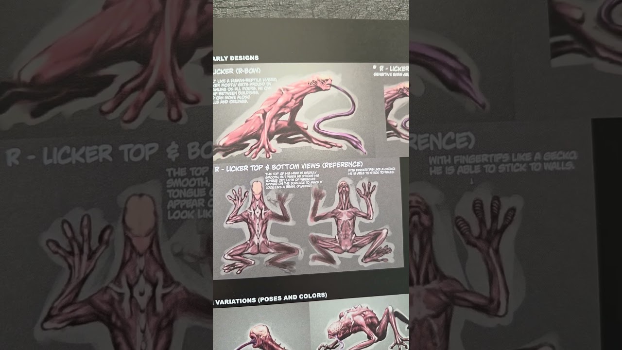 Resident Evil 5 Artbook Licker Beta #1