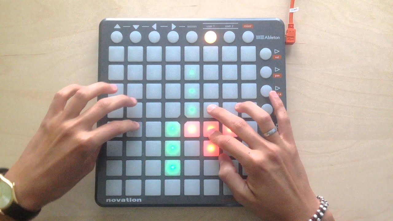 Skrillex - Scary monsters and nice sprites [Launchpad s cover] + project files