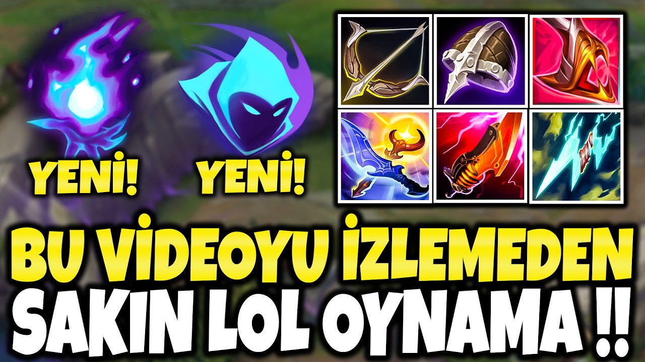 2026 SEZONU YENİ EŞYALAR & YENİ R&Uuml;NLER !! RİOT LOL 2'Yİ RESMEN GETİRDİ !!
