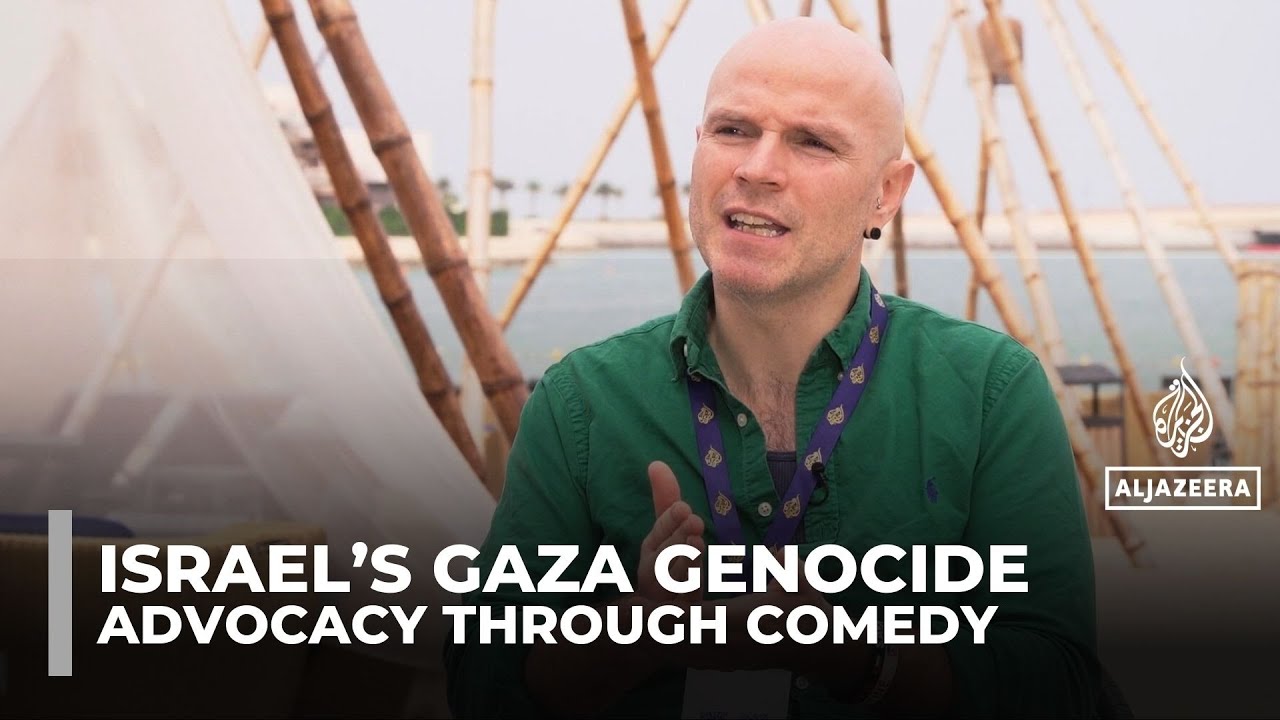 Irish comedian and activist Tadhg Hickey speaks to Al Jazeera about the genocide in Gaza