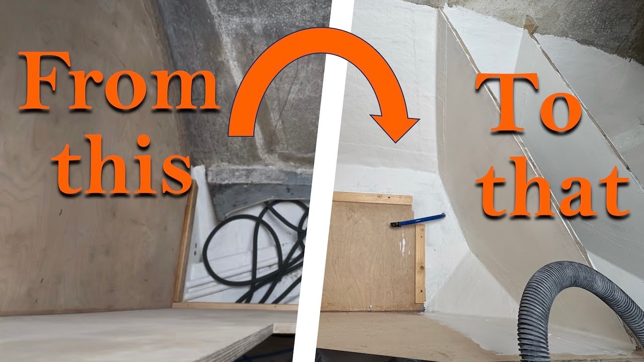 Fisher 30 Ep 63 I am Fiberglassing the Floor, Sealing Off the Electric Infrastructure.