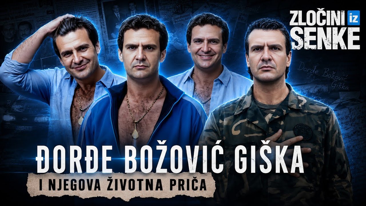 ZLOČINI IZ SENKE 34 - ĐORĐE BOŽOVIĆ GIŠKA i njegova životna priča (sve 4 epizode)