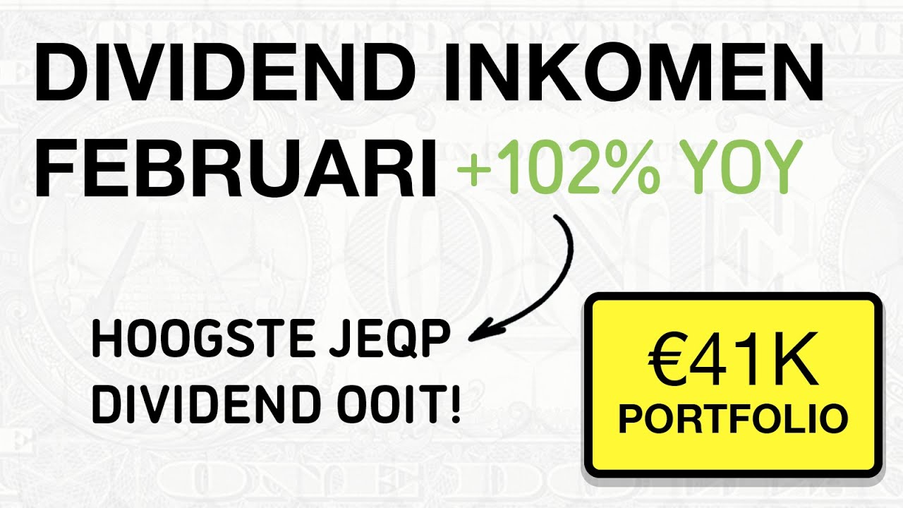💰 Dividend inkomen februari (+102% YOY) 💰