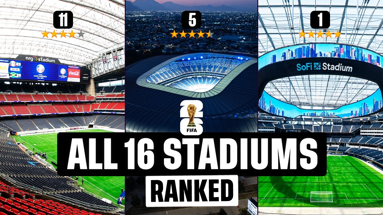 Рейтинг стадионов Чемпионата мира по футболу FIFA 2026 от худшего к лучшему.