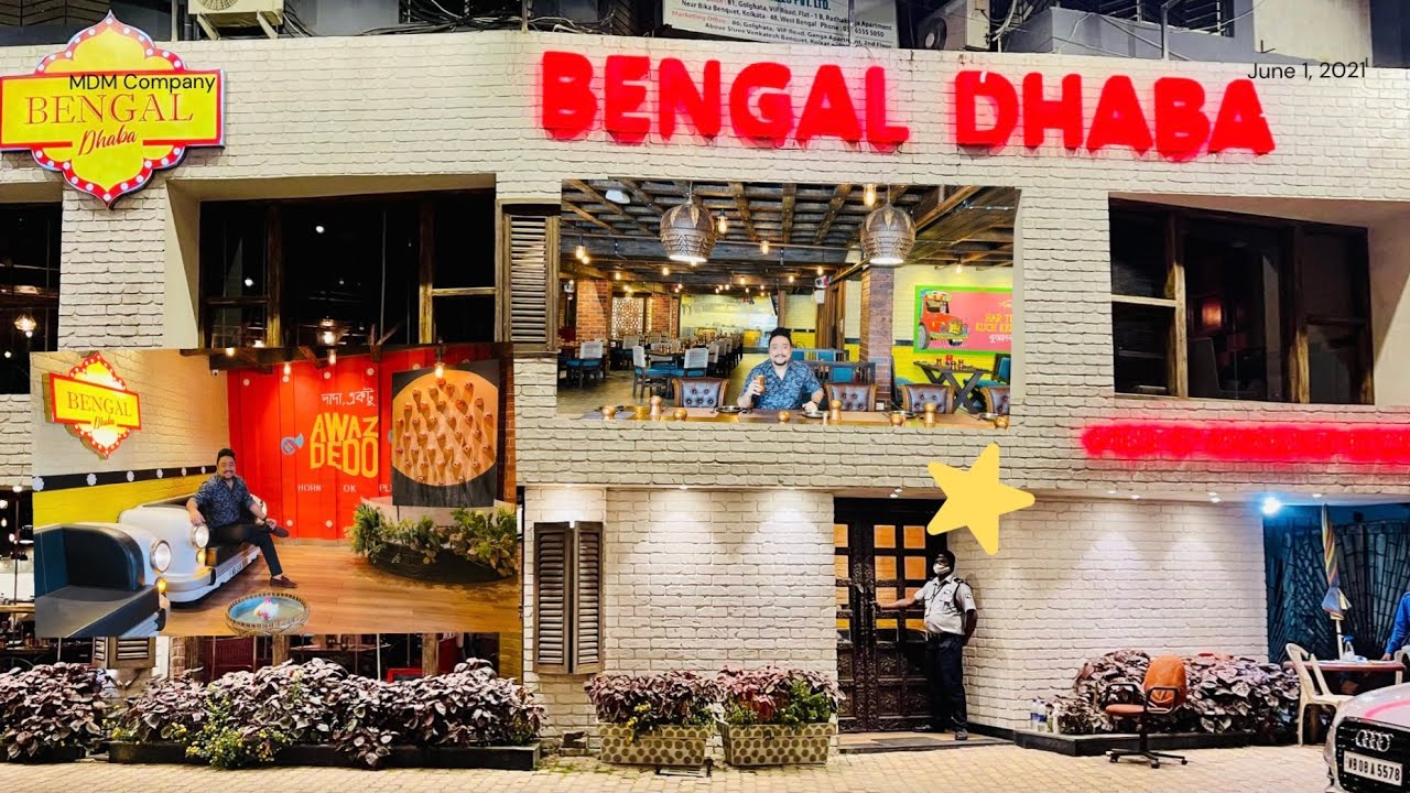 Bengal Dhaba | Самая роскошная дхаба в городе | 5000 кв. футов чистой красоты | Бенгальская и пен...