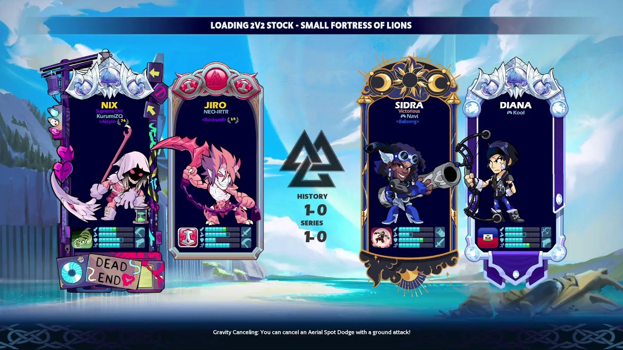 Brawlhalla Ranked 2s (im bored) Learning Chakrams