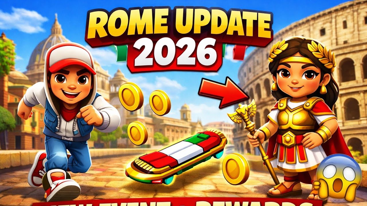 Subway Surfers Rome 2026 🇮🇹 – Gameplay Walkthrough Part 1 (Android/iOS)