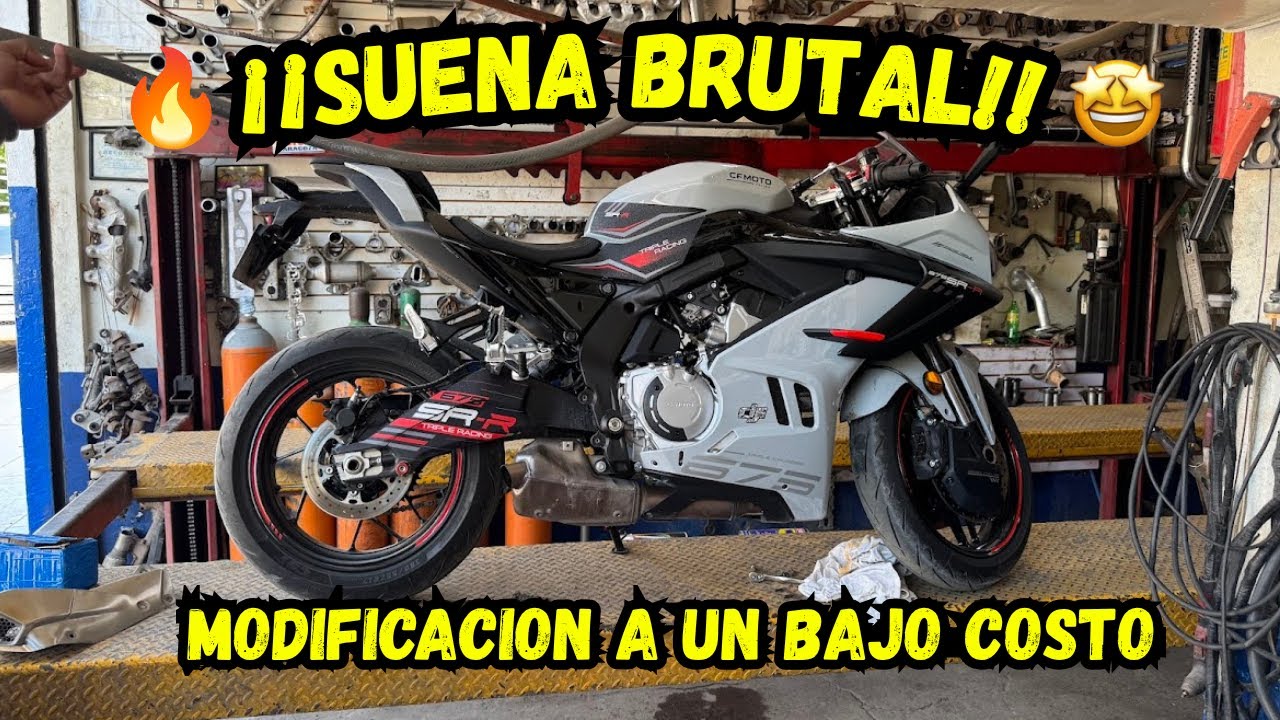 MODIFICACION DE ESCAPE A MI 675SR-R 🔥 || NO FULL SYSTEM 💸