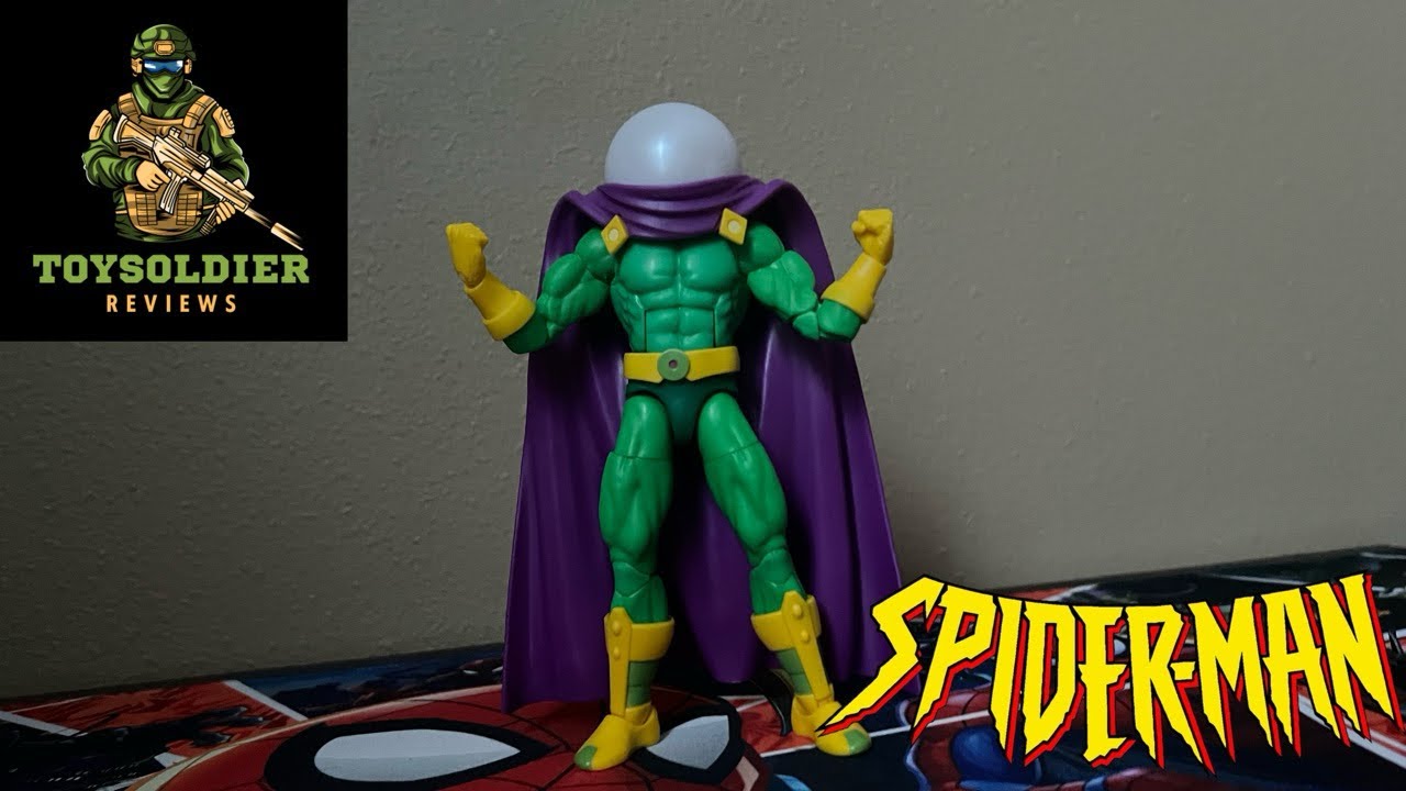 Walmart Exclusive Marvel legends retro Mysterio figure review 