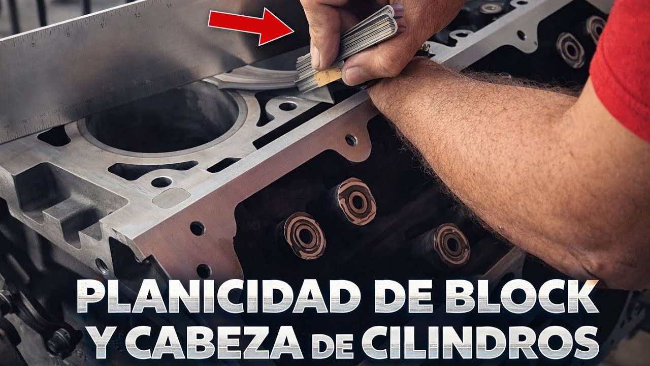 Cómo Comprobar Planicidad de Monoblock y Cabeza de Cilindros Correctamente