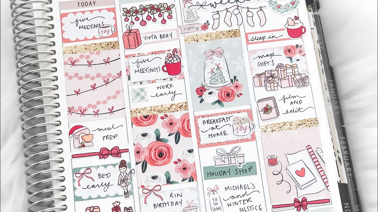 Christmas Plan With Me - Hello Petite Paper & Papershire!