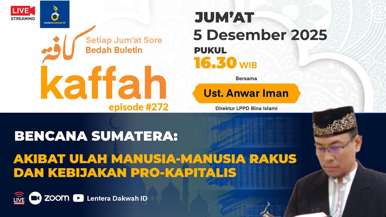 BENCANA SUMATERA: AKIBAT ULAH MANUSIA-MANUSIA RAKUS DAN KEBIJAKAN PRO-KAPITALIS