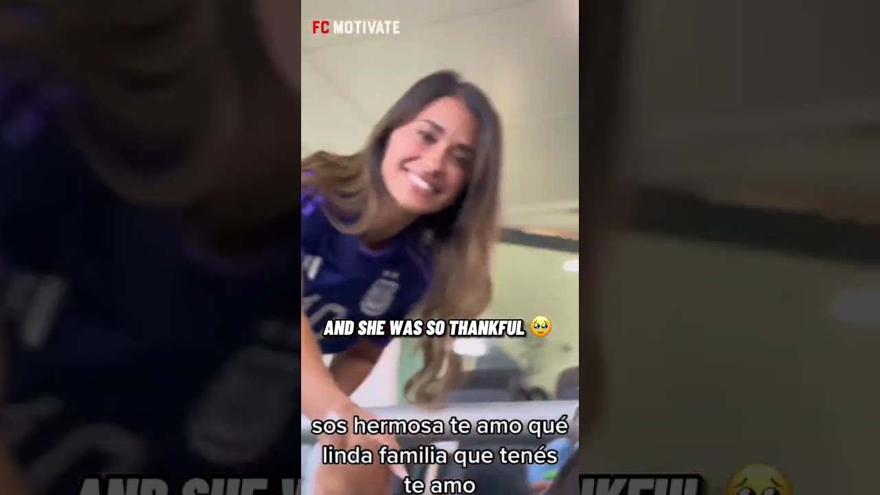 Messi&rsquo;s Wife Antonella Surprised a fan 😍❤️ #messi #shorts