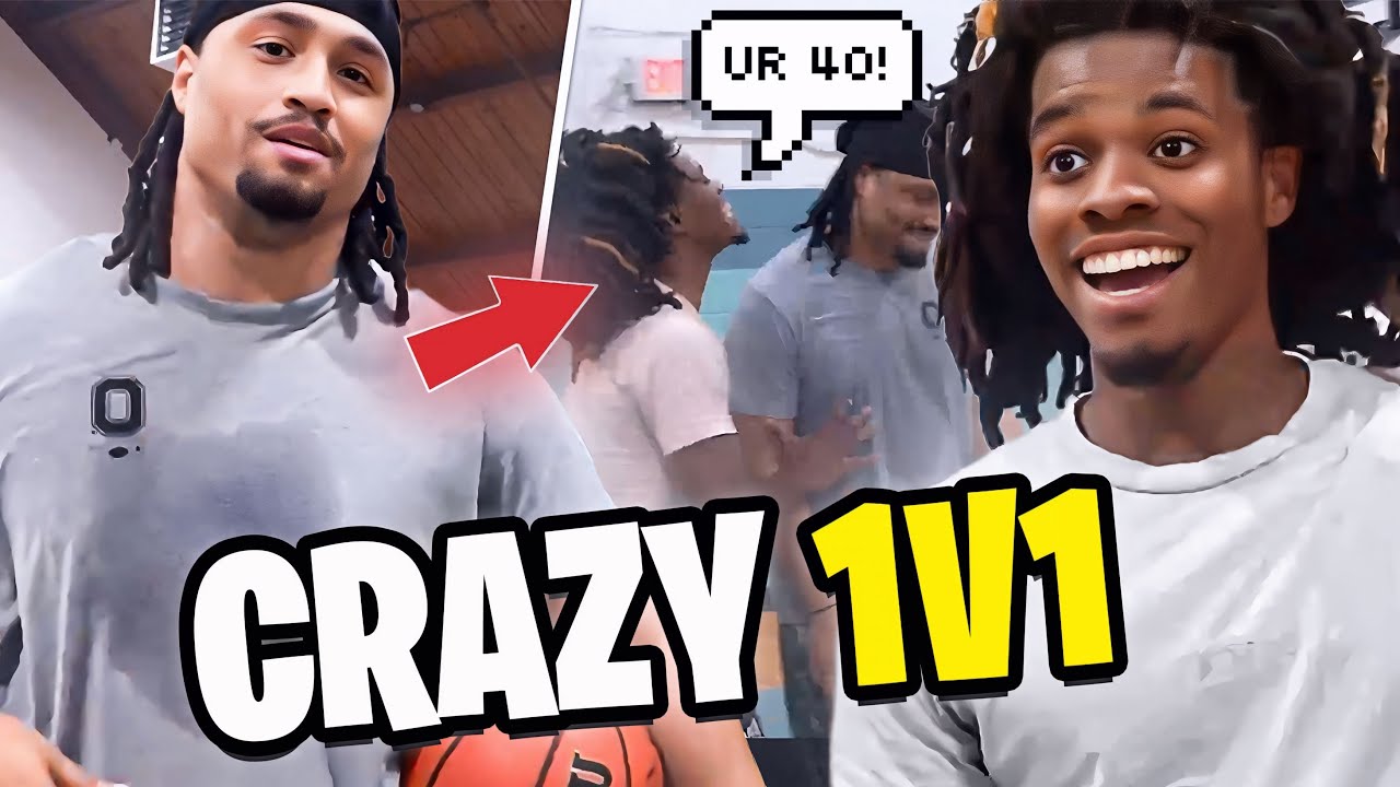 Cuhlout vs SpeakupKj 1v1 Basketball!