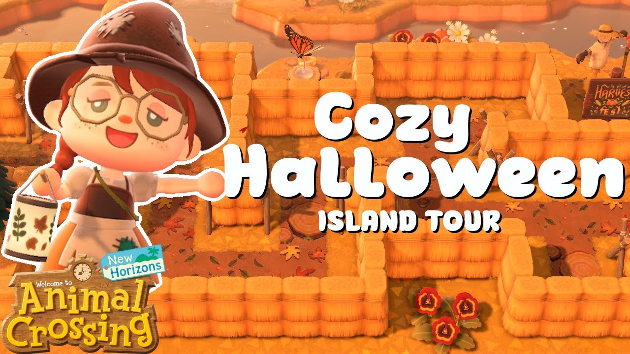 Cozy Halloween/Autumn ISLAND TOUR | Animal Crossing New Horizons