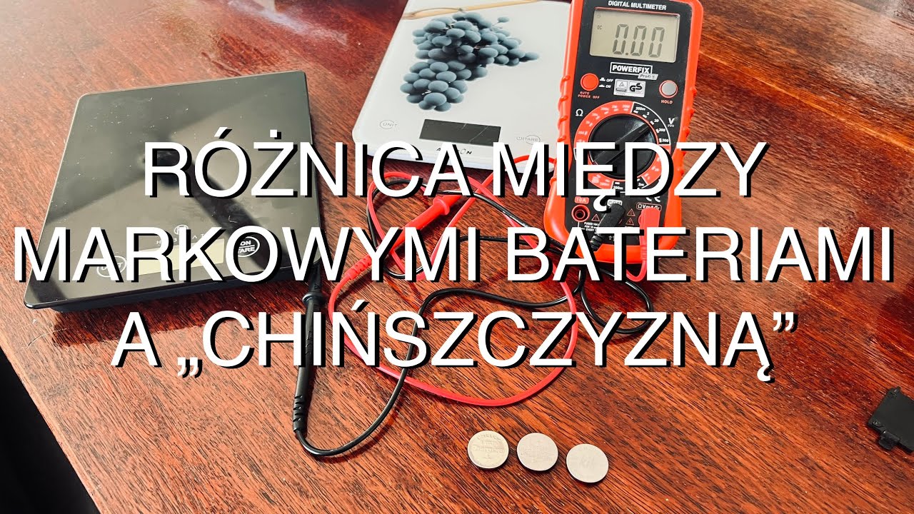 R&oacute;żnica pomiędzy markowymi bateriami a tanią &bdquo;Chińszczyzną&rdquo; na przykładzie PRZETERMINOWANYCH CR2032