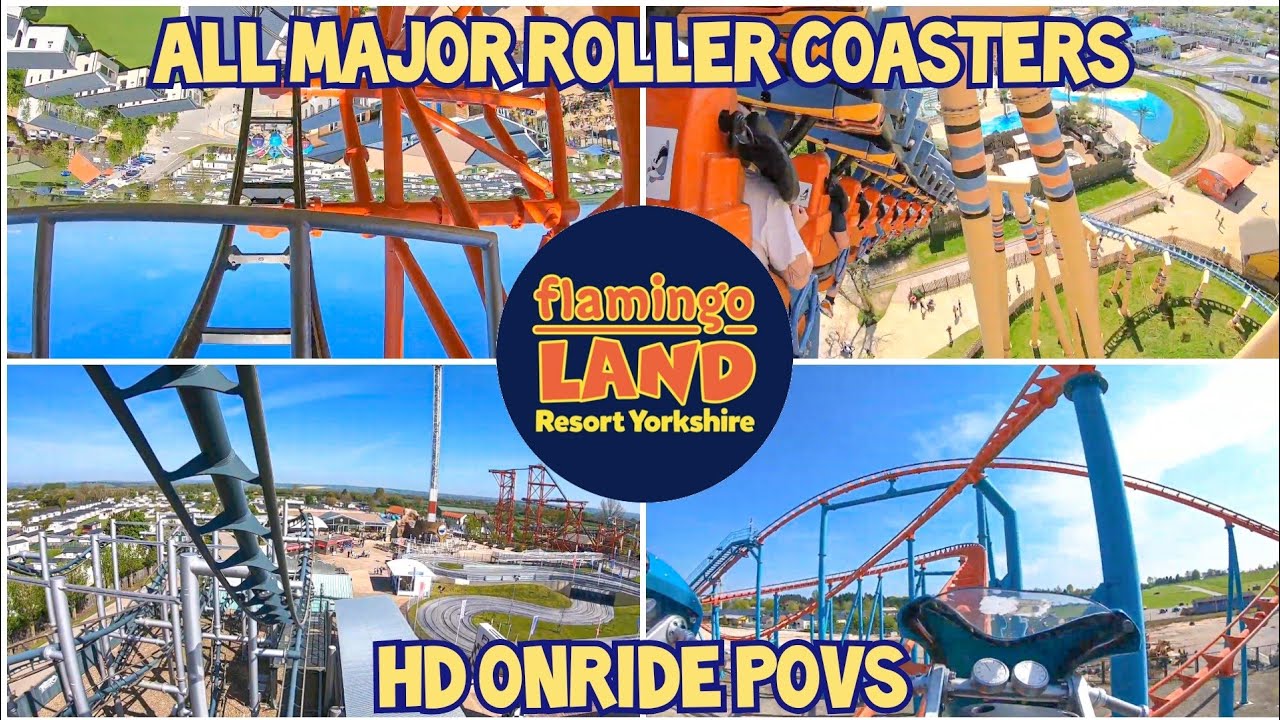 Flamingo Land - All Major Roller Coasters HD On-Ride POVs