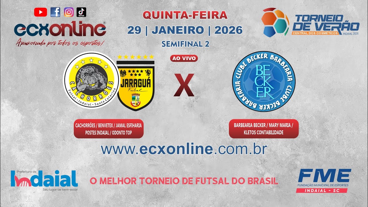 SEMIFINAL 2 | 39º TORNEIO DE VERÃO DE INDAIAL ''Central dos Cosméticos'' | 29 01 2026