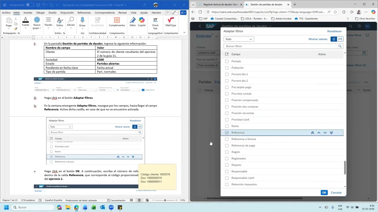 Parte 09 - Ejercicio 02 - Utilización de SAP Versión 4.2 - Contabilidad Financiera