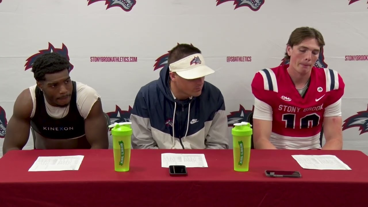 Stony Brook Football Postgame Press Conference - Oct. 25, 2025