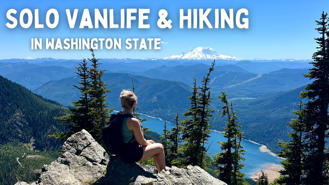 A Day in the Life | Solo Female Vanlife in Washington State | Riverside Camping & Hiking with my dog