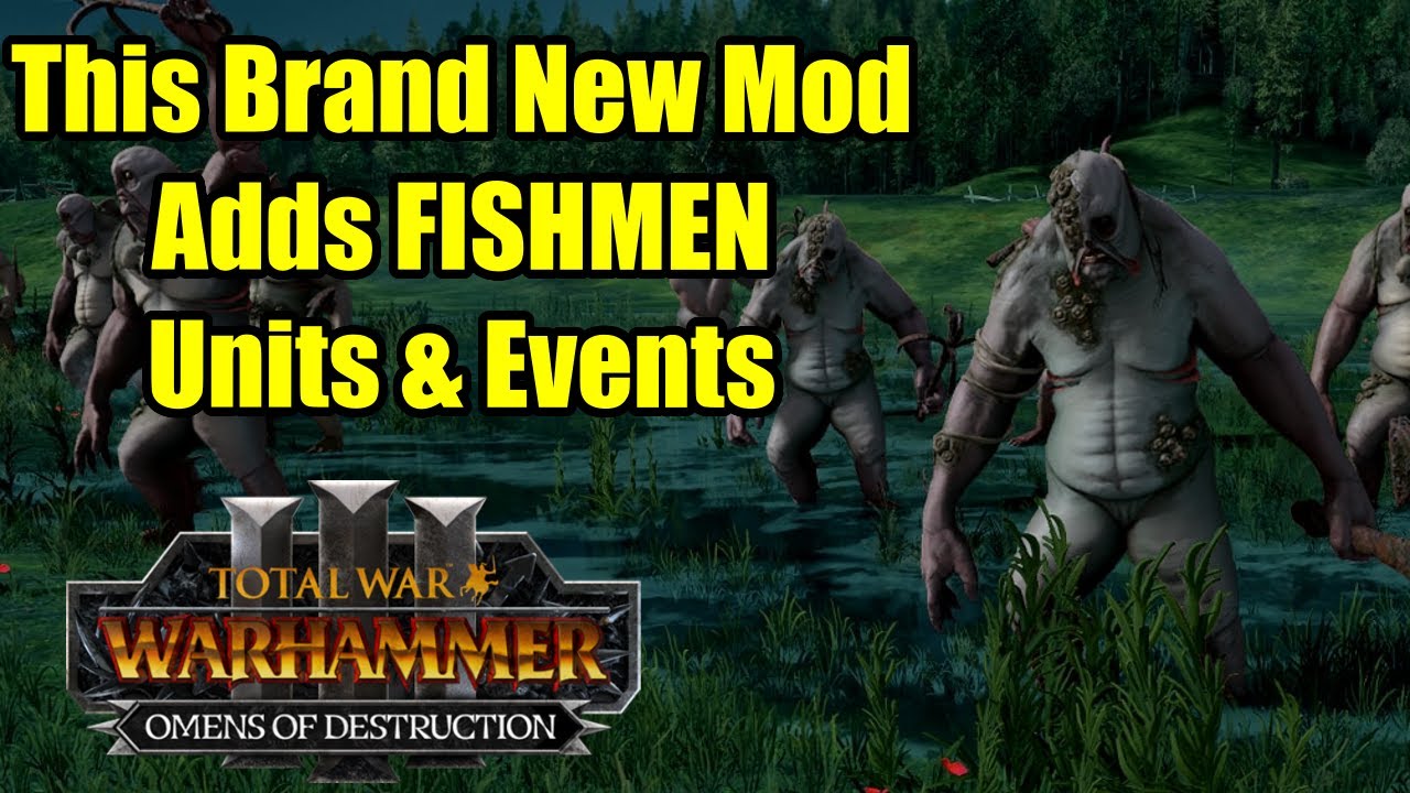 This NEW Mod Adds In FISHMEN To Total War Warhammer 3 - OvN Lost Factions: Fishmen Invasion