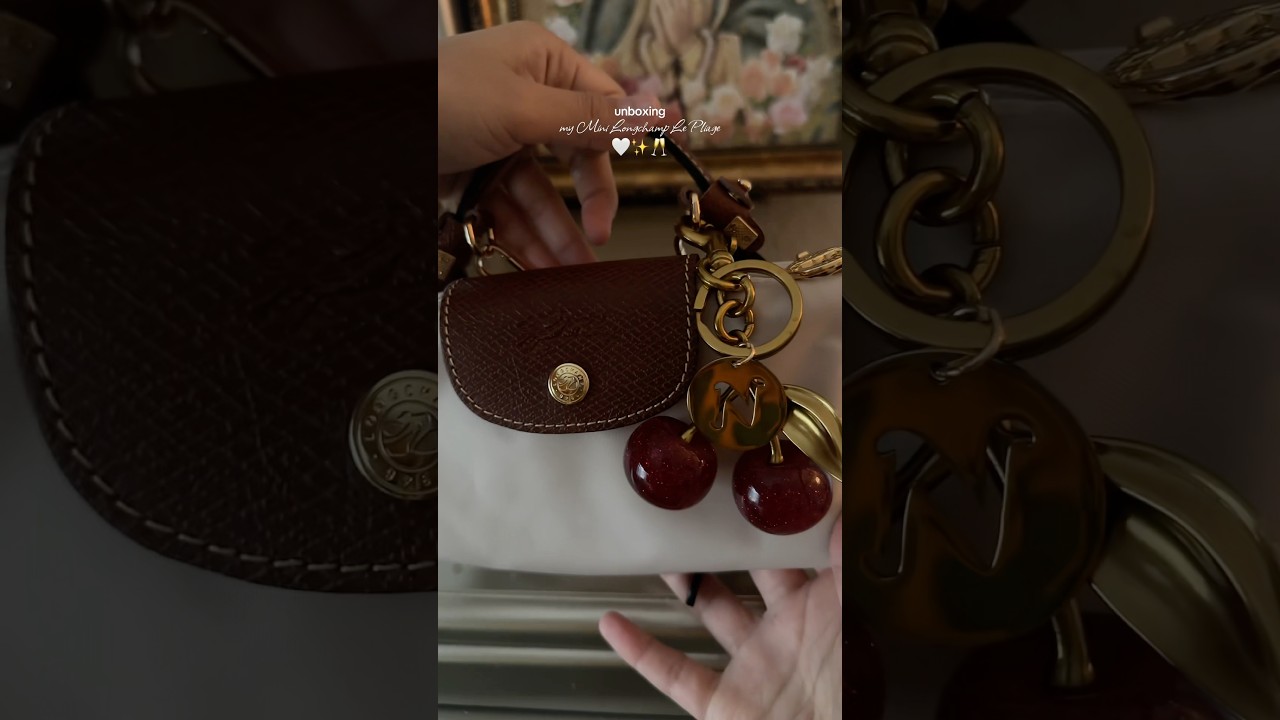 Unboxing my mini Longchamp Le Pliage